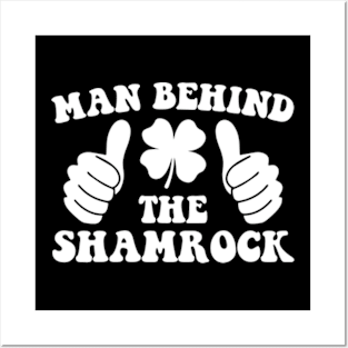 Man Behind The Shamrock Posters and Art